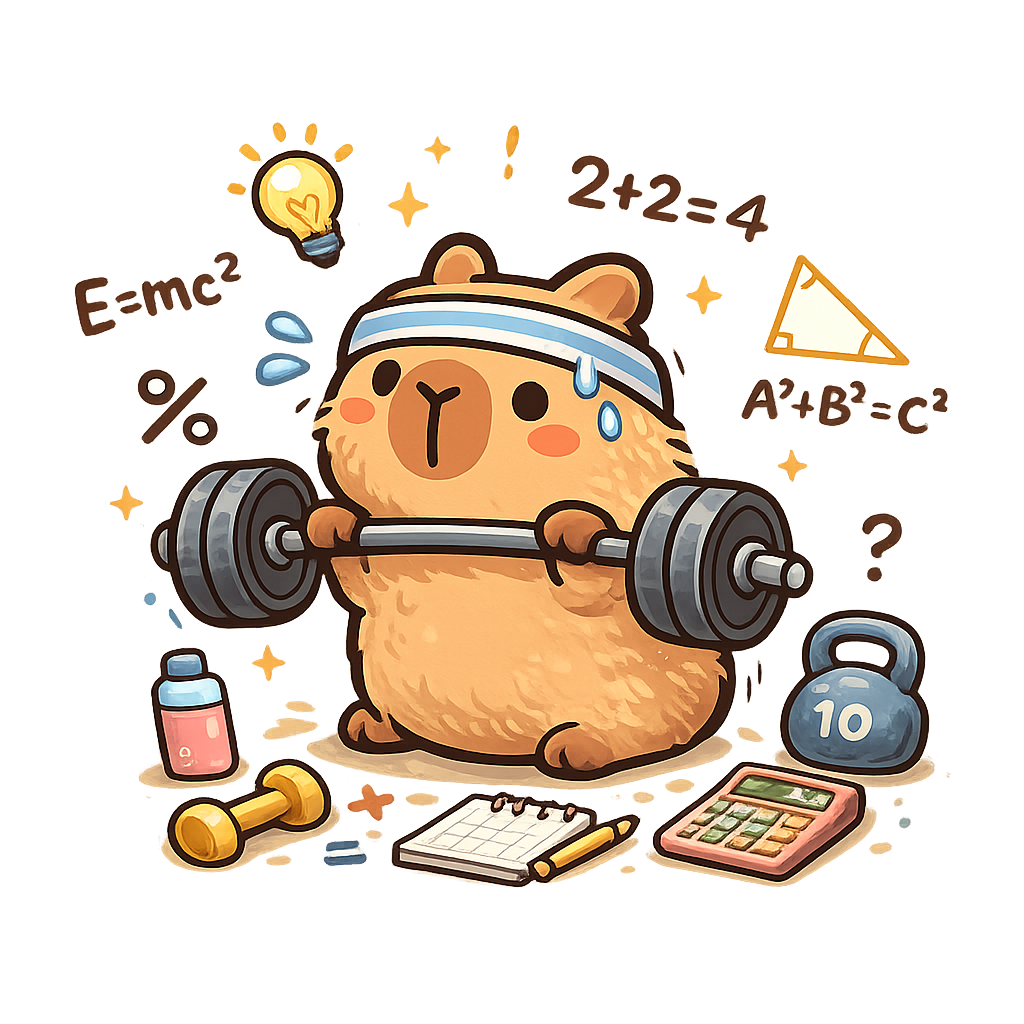Kinebara - Math Capybara Mascot